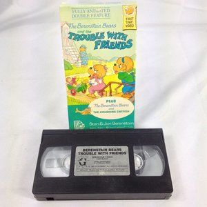 The Berenstain Bears - Trouble With Friends - 1989- VHS Tape - Used